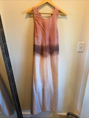 Mango Satin Cross Back Dress M Summer Dress Wedding Guest Beach